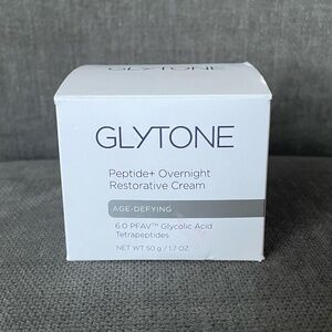 NIB Glytone Peptide Overnight Restorative Glycolic Acid Age-Defying Cream 1.7oz